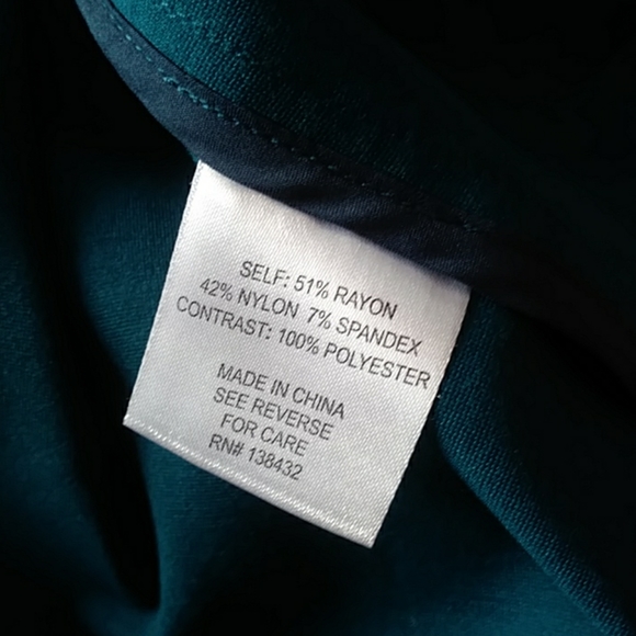 ModCloth teal peacoat/military-inspired jacket - Picture 8 of 8